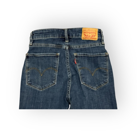 Levi's Women’s 725 High Rise Bootcut Jeans Size 25 Dark Wash Denim Western - Picture 7 of 9